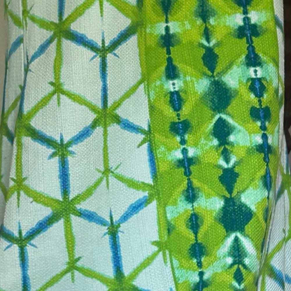 Just...Taylor Green Geometric Sleeveless Mini Dress - Picture 8 of 8
